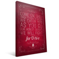 Ohio State Buckeyes 16" x 24" Song Canvas Print