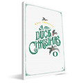 Oregon Ducks 8" x 12" Merry Little Christmas Canvas Print