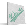 Oregon Ducks 16" x 16" Typo Canvas Print