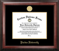 Purdue Boilermakers Gold Embossed Diploma Frame