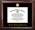 Eastern Kentucky Colonels Gold Embossed Diploma Frame