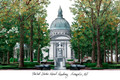 Navy Midshipmen Campus Images Lithograph