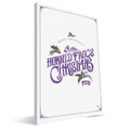 Texas Christian Horned Frogs 8" x 12" Merry Little Christmas Canvas Print