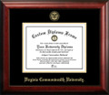 Virginia Commonwealth Rams Gold Embossed Diploma Frame