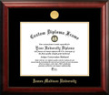 James Madison Dukes Gold Embossed Diploma Frame