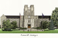 Virginia Tech Hokies Campus Images Lithograph