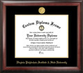 Virginia Tech Hokies Gold Embossed Diploma Frame