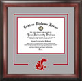 Washington State Cougars Spirit Diploma Frame