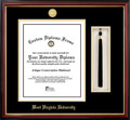 West Virginia Mountaineers Diploma Frame & Tassel Box