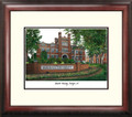 Marshall Thundering Herd Alumnus Framed Lithograph