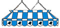 Carolina Panthers NFL Team 40" Rectangular Stained Glass Shade