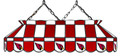 Arizona Cardinals NFL Team 40" Rectangular Stained Glass Shade