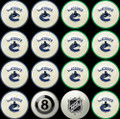 Vancouver Canucks Home vs. Away Pool Ball Set