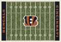 Cincinnati Bengals 4' x 6' NFL Home Field Area Rug