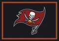 Tampa Bay Buccaneers 4' x 6' NFL Team Spirit Area Rug