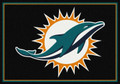 Miami Dolphins 8' x 11' NFL Team Spirit Area Rug