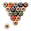 Auburn Tigers Retro Billiard Ball Set