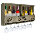 Philadelphia Eagles Reclaimed Wood Bar Shelf