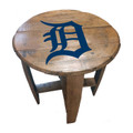 Detroit Tigers Oak Barrel Table