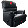 Nebraska Cornhuskers Leather Sports Recliner