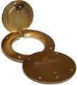 Spalding Locking Brass Floor Plate/Sleeve - Pair