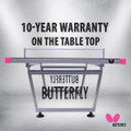 Butterfly Park Outdoor Ping Pong Table