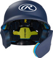 Rawlings Mach Matte Senior Baseball Batting Helmet with Adjustable Face Guard