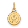 Winnipeg Jets 10k Yellow Gold Extra Small Pendant
