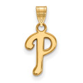 Philadelphia Phillies MLB 10K Yellow Gold Small Pendant
