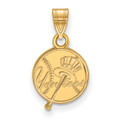 New York Yankees 10K Yellow Gold Small Pendant