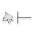 Texas State Bobcats 14k White Gold Dangle Ball Earrings
