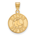Boston Red Sox 14K Yellow Gold Med Pendant