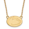 Penn State Nittany Lions 14k Yellow Gold Small Pendant Necklace