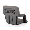 Tennessee Titans Heathered Gray Ventura Portable Outdoor Recliner