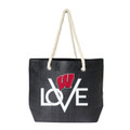 Wisconsin Badgers Love Tote