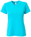 A4 Softek Women's Custom V-Neck Tee