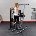 Body Solid Pro Select Weight Assisted Chin-Dip Machine - 210 lb weight stack