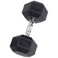 Body Solid Rubber Hex Dumbbell
