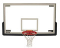 Spalding SuperGlass Collegiate Basketball Backboard, Rim, & Padding Package