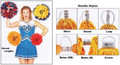 Youth Metallic Color Cheerleading Pom Poms