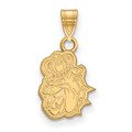 James Madison Dukes College Sterling Silver Gold Plated Small Pendant