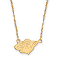 Minnesota Wild Sterling Silver Gold Plated Small Pendant Necklace