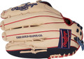 Rawlings Heart of the Hide Series 12.75" Fastpitch Softball Glove - Left Hand Throw - Camel/Navy