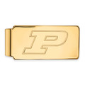 Purdue Boilermakers Sterling Silver Gold Plated Money Clip