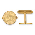 South Florida Bulls Sterling Silver Gold Plated Cuff Links