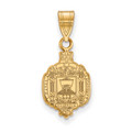 Navy Midshipmen Sterling Silver Gold Plated Medium Pendant