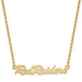 Texas Tech Red Raiders Sterling Silver Gold Plated Medium Pendant Necklace