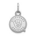 Milwaukee Brewers Sterling Silver Xs Pendant