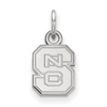 NC State Wolfpack Sterling Silver Extra Small NCAA Pendant