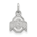 Ohio State Buckeyes Sterling Silver Extra Small NCAA Pendant